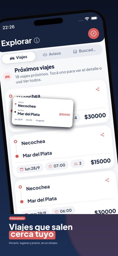 Viajapp — explore trips